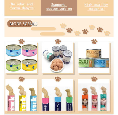Alimentos enlatados para cães de sabor misturado para OEM/ODM Frango, carne bovina, vegetais, animais de estimação húmidos, guloseimas cremosas