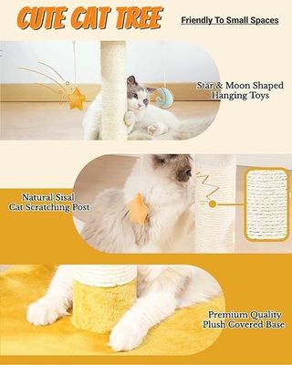 Torre de gato de nuvem branca para gatos e animais pequenos
