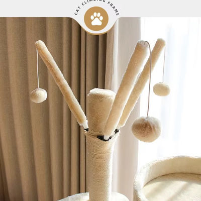Multilevel Cachorro Escalar Sisal Quadro Moderno Madeira Grande Cachorro Torre de Árvore Móveis Raspadinha
