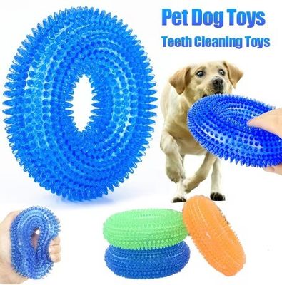 Não tóxico Amigável ao ambiente Cão de estimação barulhento Interativo brinquedo de mastigação para limpeza de dentes