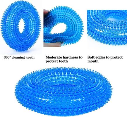 Não tóxico Amigável ao ambiente Cão de estimação barulhento Interativo brinquedo de mastigação para limpeza de dentes