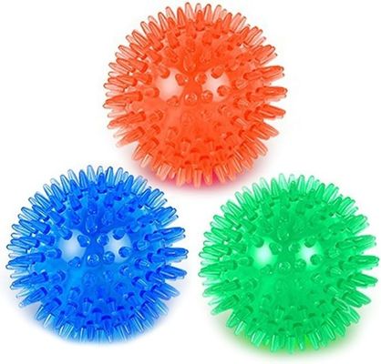 TPR Bolas de limpeza de dentes risinhosas brinquedo de cachorro para treinamento e mastigação de dentes de animais de estimação