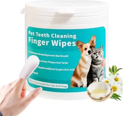 Limpeza conveniente e suave Logotipo personalizado toalhas de dente PET com ingredientes naturais