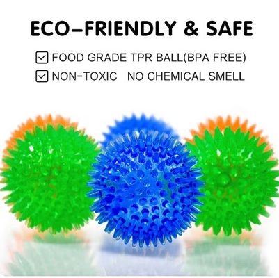 Brinquedos para cães não tóxicos e ecológicos TPR cães de mastigação Bolas de brinquedo para limpeza de dentes
