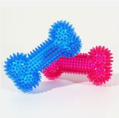 Brinquedo de estimação personalizável TPR em forma de osso para mastigadores agressivos Não tóxico e durável