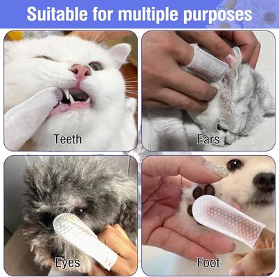 Serviço de personalização fornecido Venda de toalhas de limpeza de orelhas para cães e gatos não tecidas