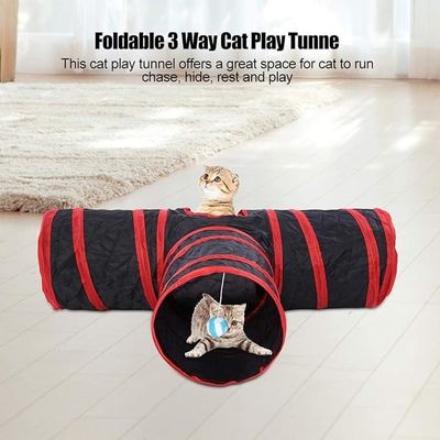 Tenda de brinquedos interativos de brinquedos de animais de estimação dobrável e durável