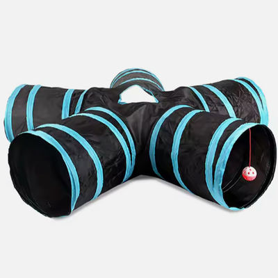 Estilo Popular Foldable Soft Cat Circle Tunnel Toy Square Desmontável Felt Cat Scratcher Tunnel