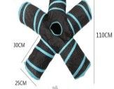 Estilo Popular Foldable Soft Cat Circle Tunnel Toy Square Desmontável Felt Cat Scratcher Tunnel