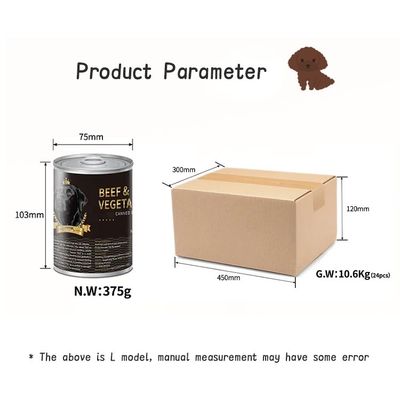375g Cachorro Natural Doces Alimentos Frango Carne Bovina Em lata Alimentos para Cachorro Snacks Doces Para Cachorro Alimentos Molhados