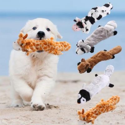 Brinquedos para cães Produtos para animais de estimação Cartoon Cute No Stuffing Animal Shell Durável Interativo
