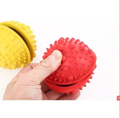 Bolas de mastigar interativas para cachorros não tóxicas e duráveis para limpeza de dentes/treinamento de QI