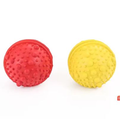 Bolas de mastigar interativas para cachorros não tóxicas e duráveis para limpeza de dentes/treinamento de QI