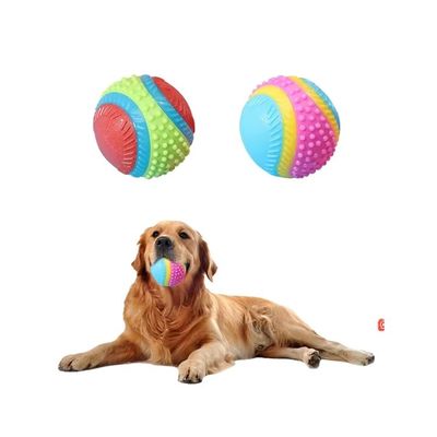 Brinquedos de cachorro bola indestrutível de borracha natural para mastigadores agressivos