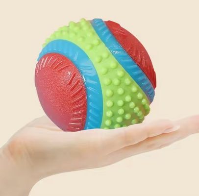 Não tóxico Amigável ao ambiente Bolas de cão barulhentas interativas duráveis brinquedo de mastigação