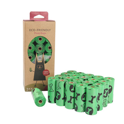 Saco biodegradável, compostável, biodegradável, de excrementos de cães, para eliminação de sacos plásticos para animais de estimação