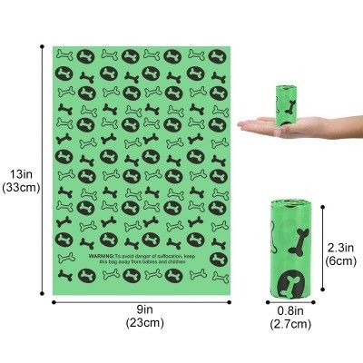Ferramenta de limpeza de animais de estimação Sacos de cocô para cães ecológicos e convenientes para caixa automática de lixo