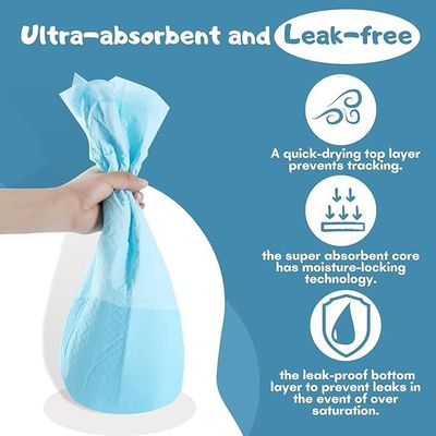 Acessórios para filhotes impermeáveis descartáveis Secagem rápida Absorção de urina 56*56cm