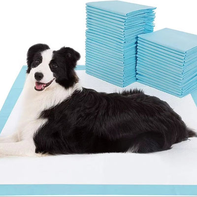 100 embalagens de almofadas descartáveis respiráveis para animais de estimação com absorvente e à prova de fugas