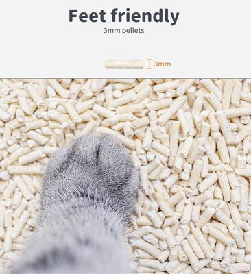 ODM projeta venda aglomerando fácil limpeza natural argila a granel areia para gatos tofu sem poeira maca para gatos
