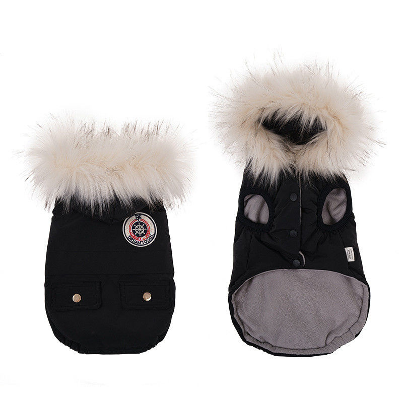 Suéter de cão confortável e quente 2 camadas Linhas de lã Clássico Tricoteado Vestuário de Inverno para animais de estimação
