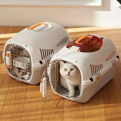 Saco de plástico portátil para animais de estimação avião aprovado para cães e gatos para viagens ao ar livre