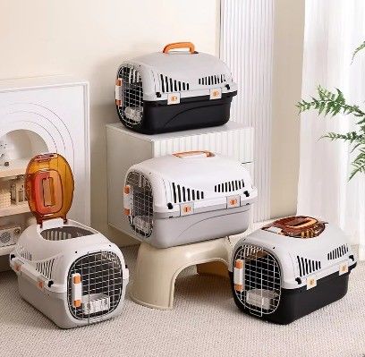 Acessórios para viagens de carro Caixas aprovadas para transporte de animais de estimação para filhotes e gatos de pequeno ou médio porte