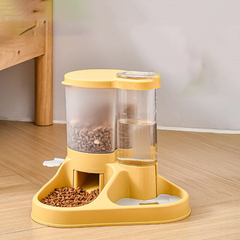 Dispensador de água para cães de pequeno a grande porte com alimentador automático e bateria de água operada