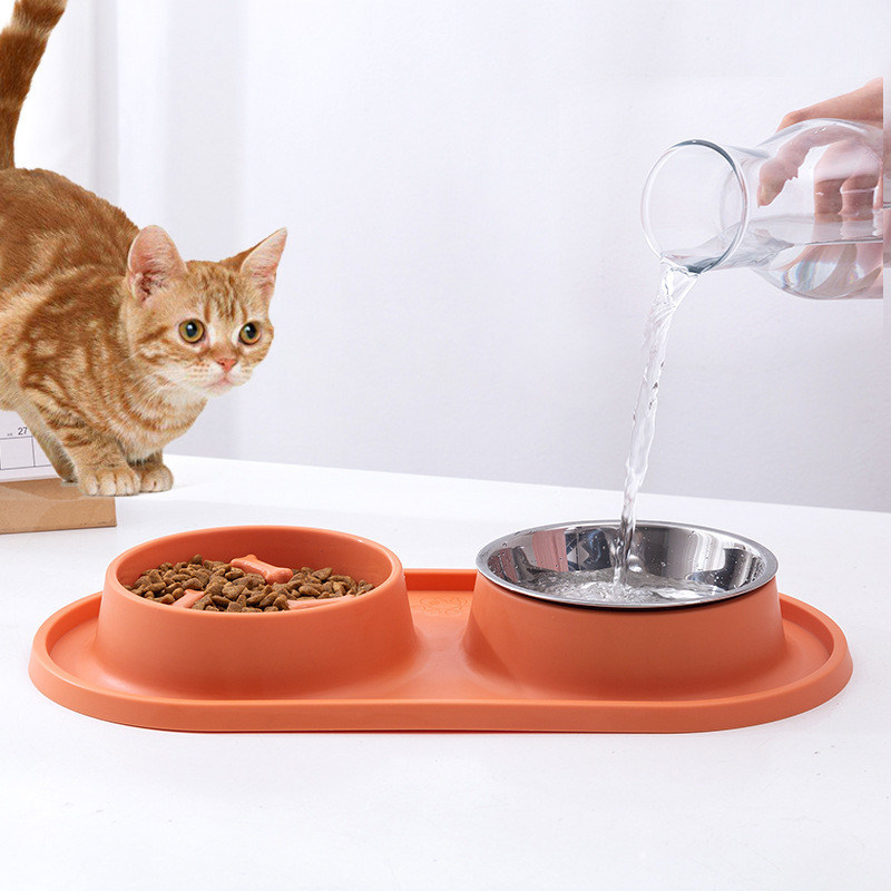 Alimentos secos, úmidos e crus, recipiente de alimentação lenta para cães, gatos, animais pequenos, recipiente de alimentação lenta