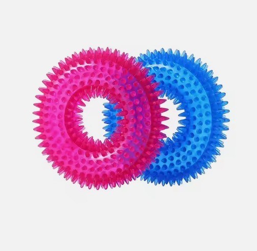 Não tóxico Amigável ao ambiente Cão de estimação barulhento Interativo brinquedo de mastigação para limpeza de dentes
