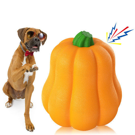 TPR Pumpkin Ball Shake faz risos Interativo brinquedo de cachorro para pastoreio e treinamento